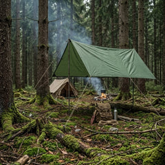 Bâche Imperméable Montagne en pleine forêt