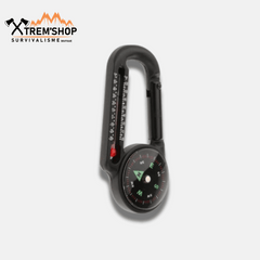 Boussole Mousqueton 2 en 1