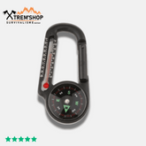 Boussole Mousqueton 2 en 1