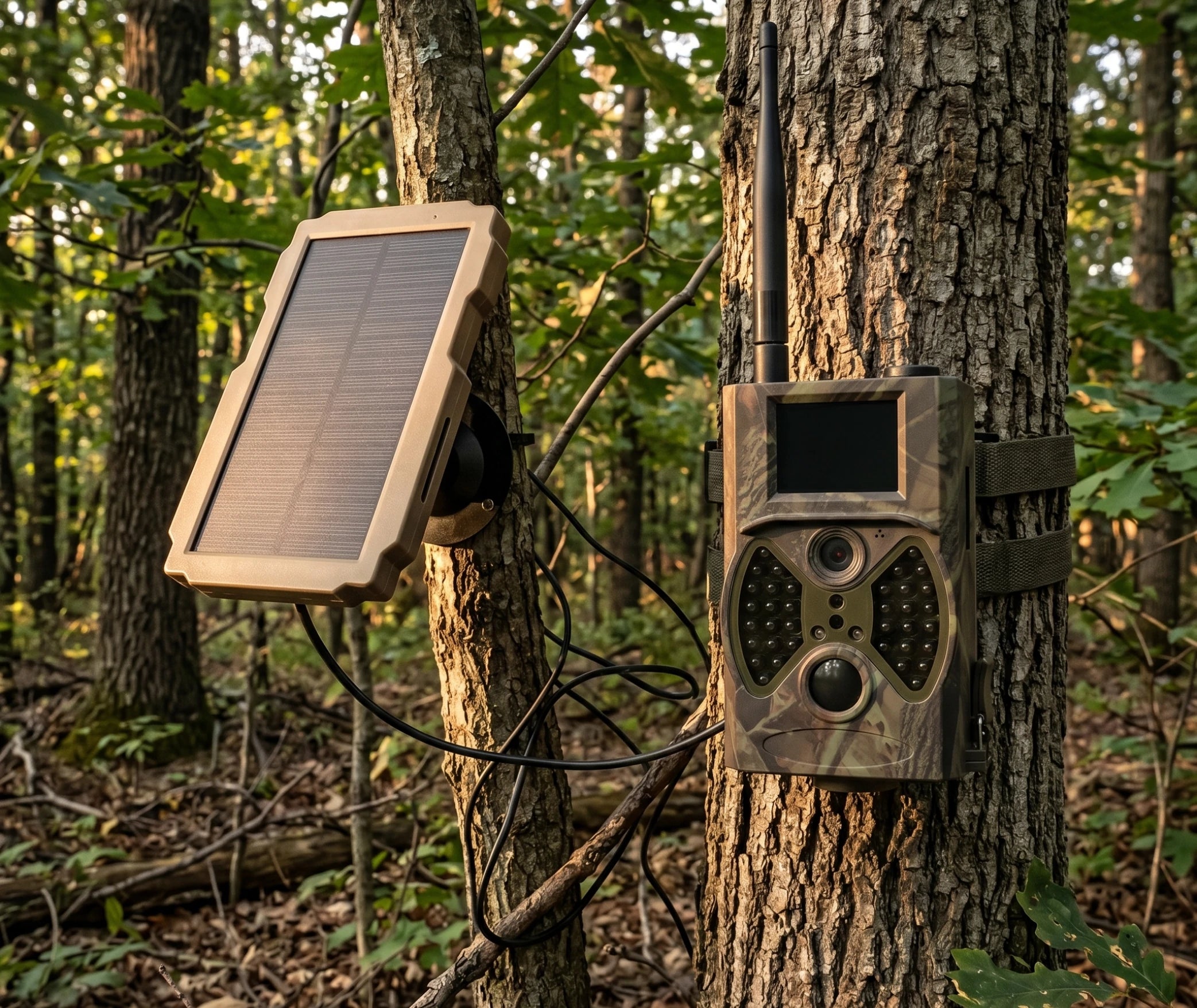 Camera de chasse solaire – vue 2