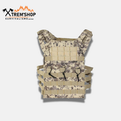 Gilet Tactique Camouflage Désert Molle