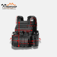 Gilet Tactique De Combat Noir