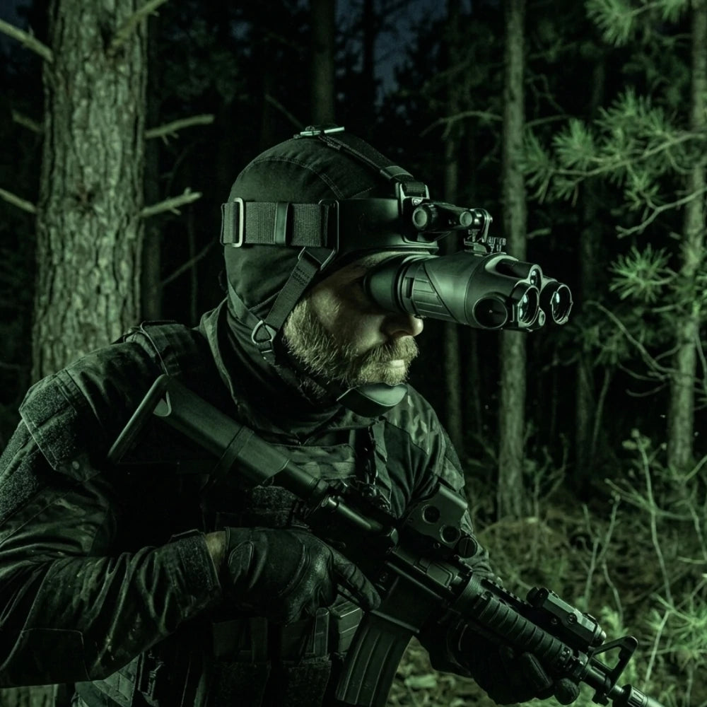 Jumelles Vision Nocturne NVGr2 PUISSANTE pour l'observation nocturne en forêt