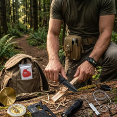 Kit de Survie de Poche Khaki