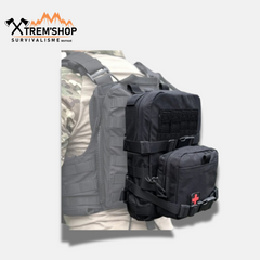 Pack d'Hydratation avec Pochette - Gilet Tactique