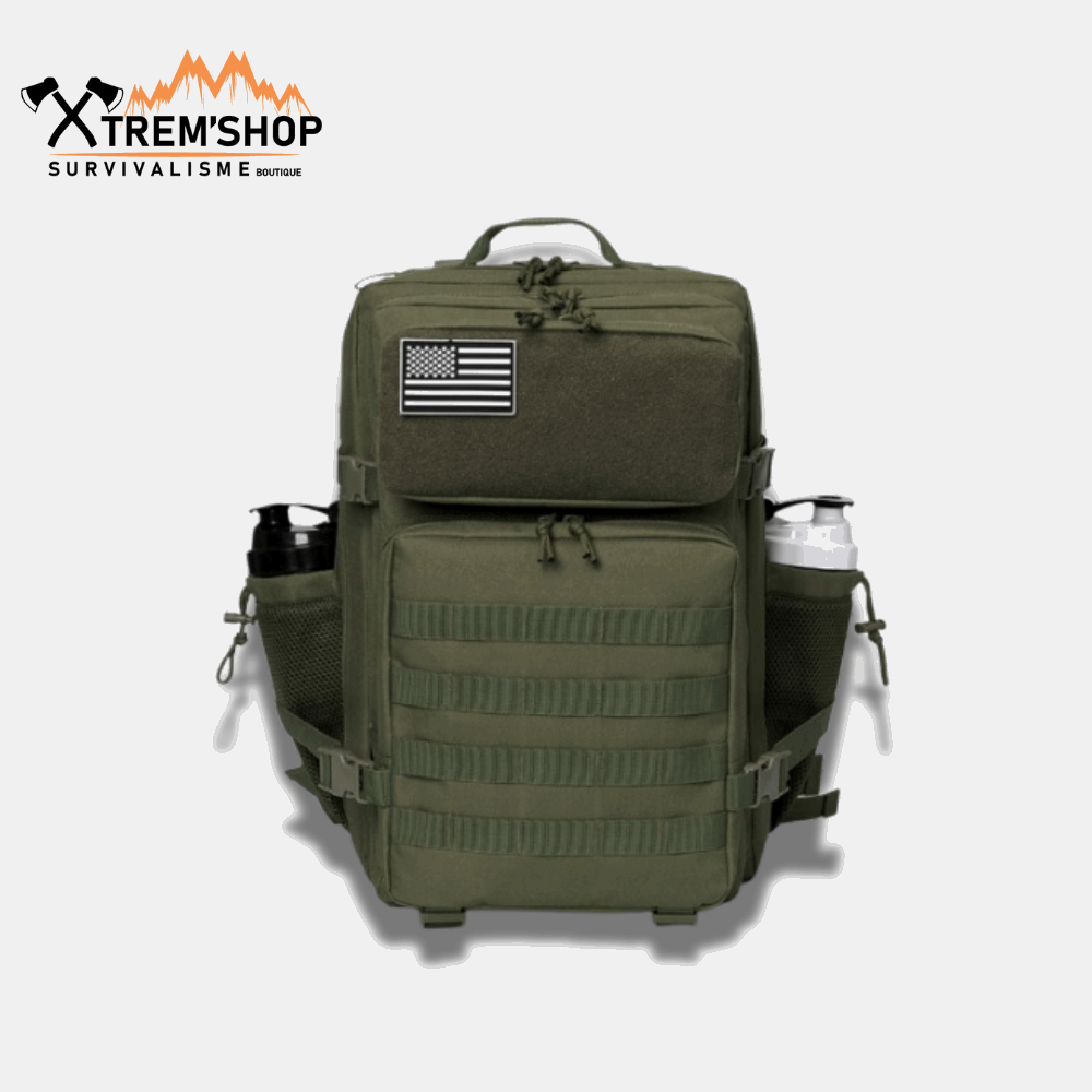 Sac à Dos Survie 50L Vert Militaire