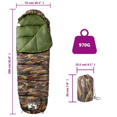 Sac_de_Couchage_Mummy_Double-Side_Zipper-Vert