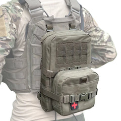 Pack d'Hydratation avec Pochette - Gilet Tactique