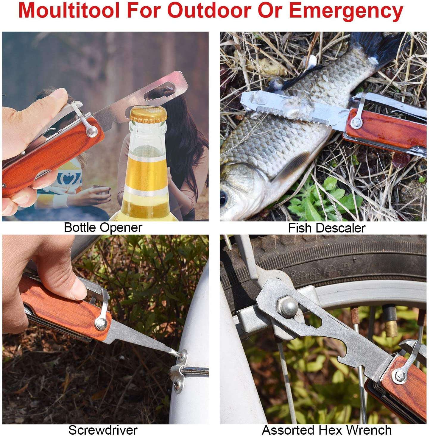 Hache Outil de Survie 16 en 1