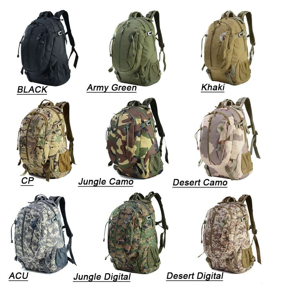 0 Sac à Dos Camouflage Militaire