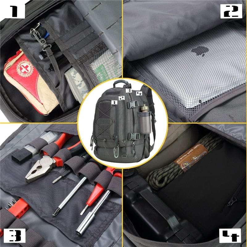 Sac de survie Sac à Dos Survivalisme 60L