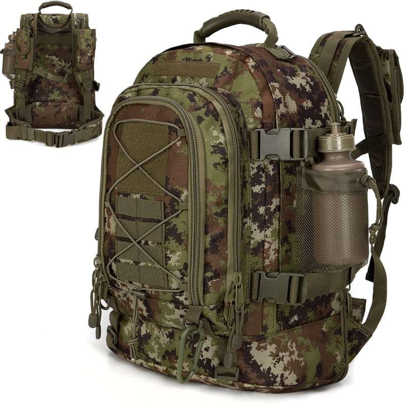 Sac de survie Camouflage Foret Sac à Dos Survivalisme 60L