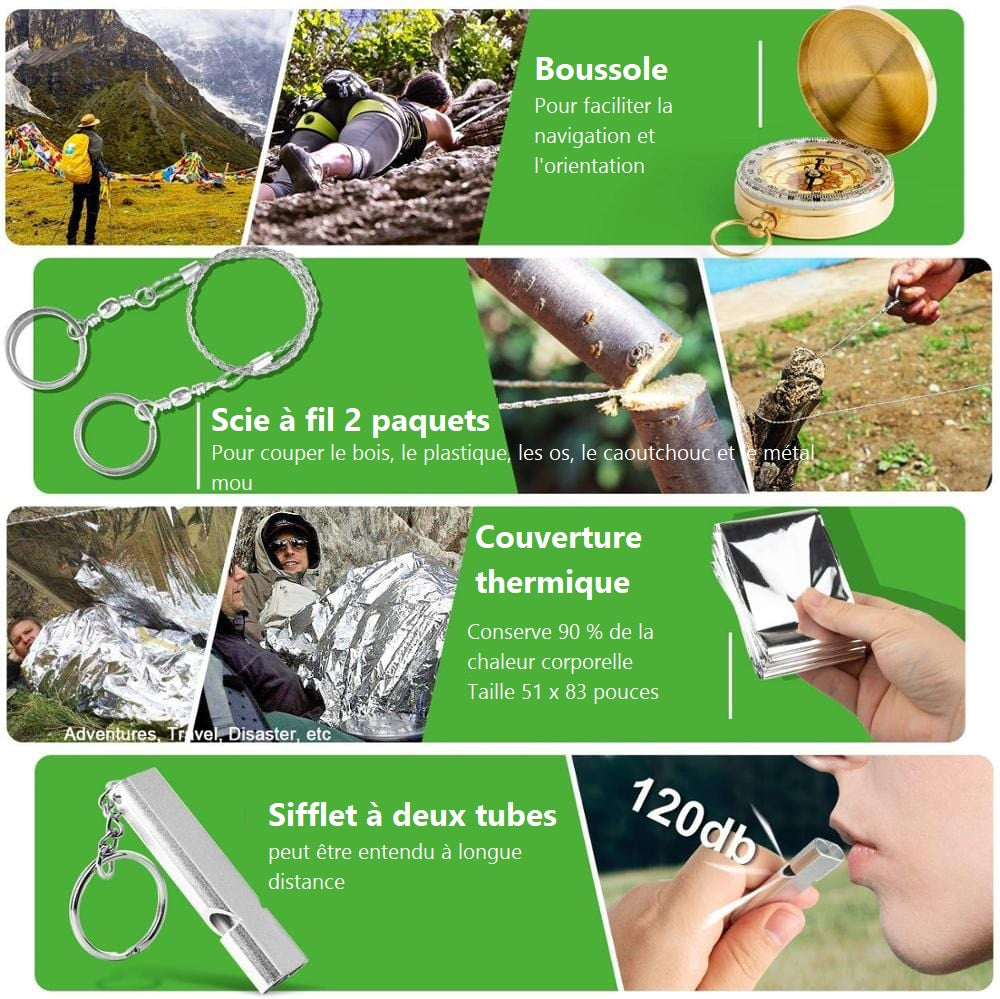 Kit de survie Haute-Montagne