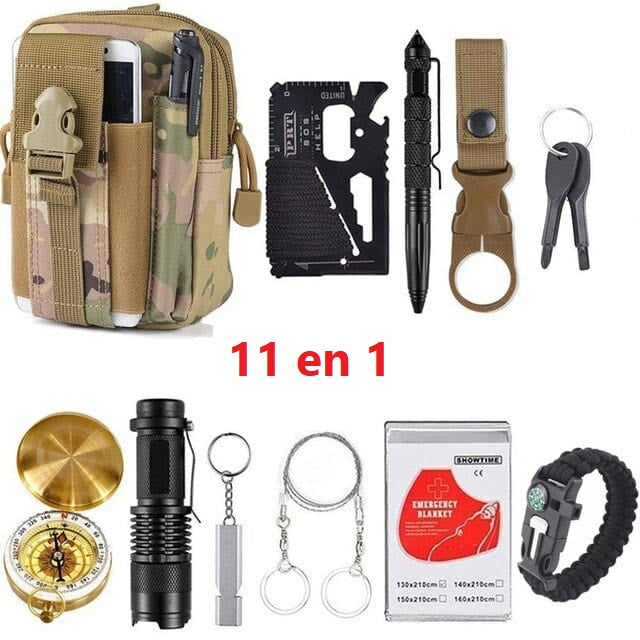 Kit de survie Militaire de poche