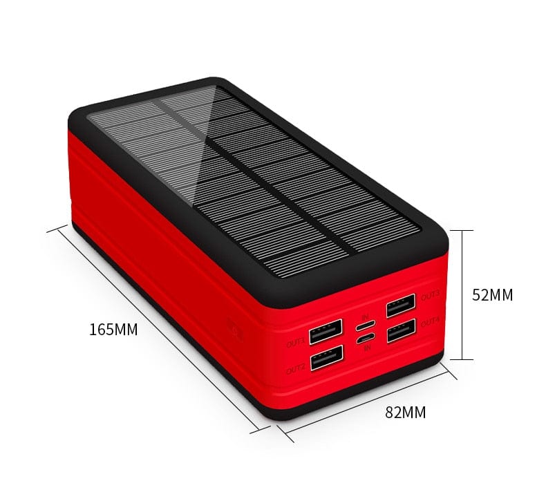 Batterie Solaire Batterie Solaire de Secours 2 en 1