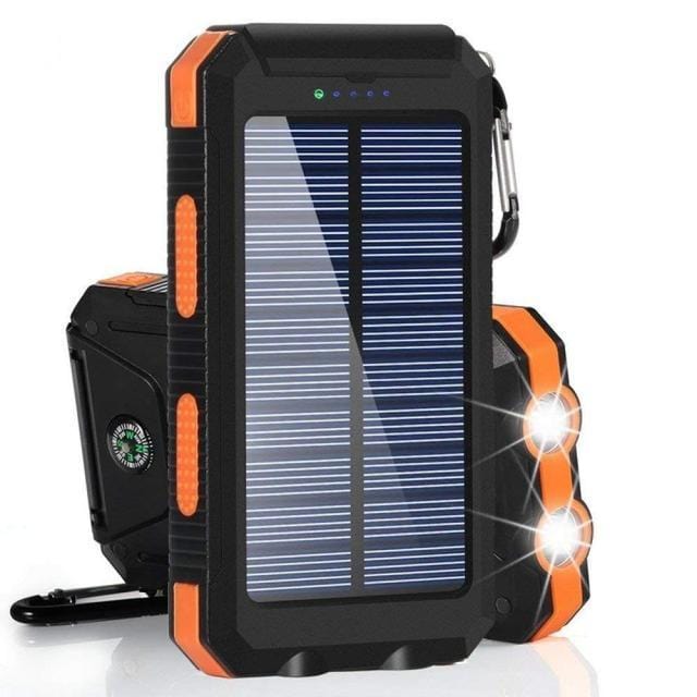 Batterie Solaire Orange Batterie Solaire Randonnée