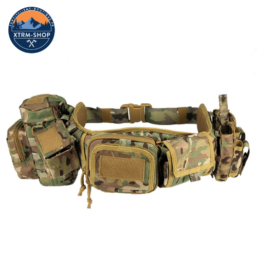 Gilet Tactique Camouflage Ceinture Tactique Militaire