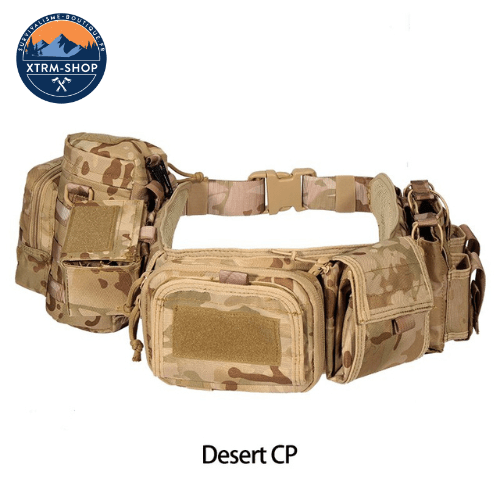 Gilet Tactique Camouflage Désert Ceinture Tactique Militaire