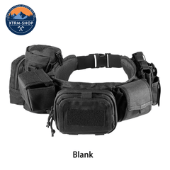 Gilet Tactique Noir Ceinture Tactique Militaire