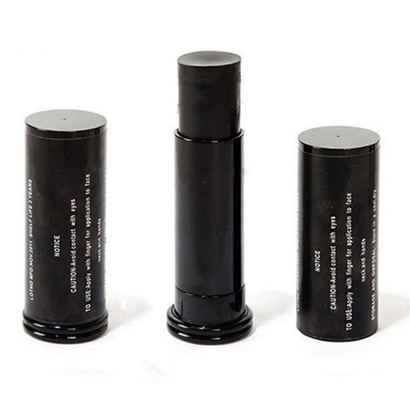 Camouflage Noir Crème de camouflage militaire survie