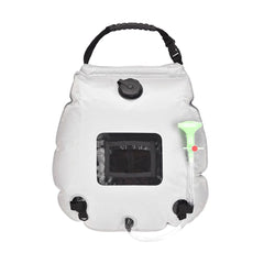 Douche solaire 20L Blanc amélioré Douche Solaire de Trekking