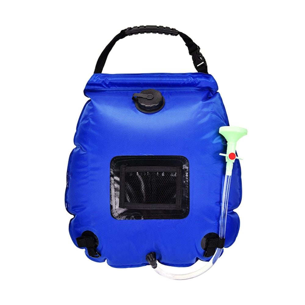 Douche solaire 20L Bleu amélioré Douche Solaire de Trekking