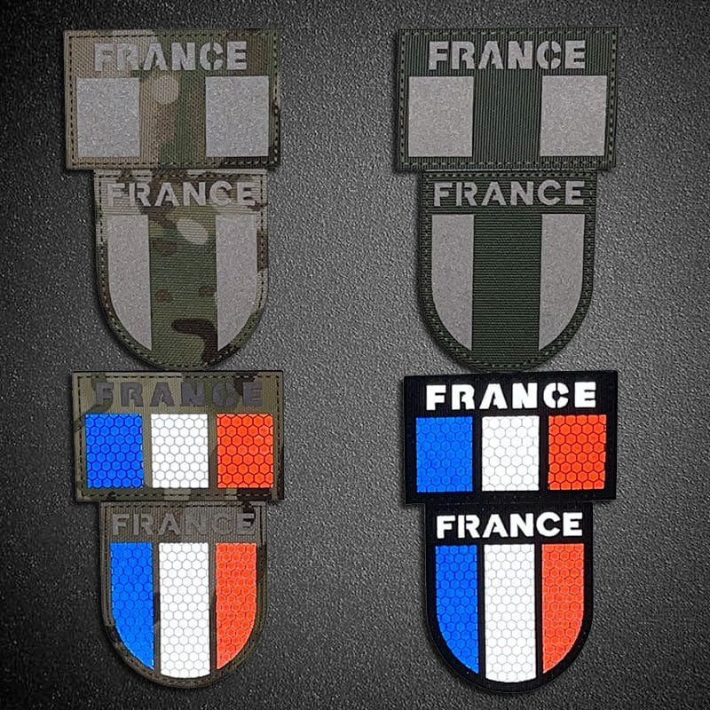 Ecusson Armée Française - Militaire Fluorescent – Survivalisme-Boutique
