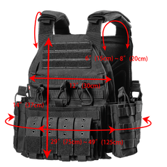 Gilet Tactique Gilet Tactique De Combat Noir