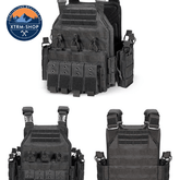 Gilet Tactique Noire Gilet tactique force spéciale