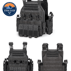 Gilet Tactique Noire Gilet tactique force spéciale