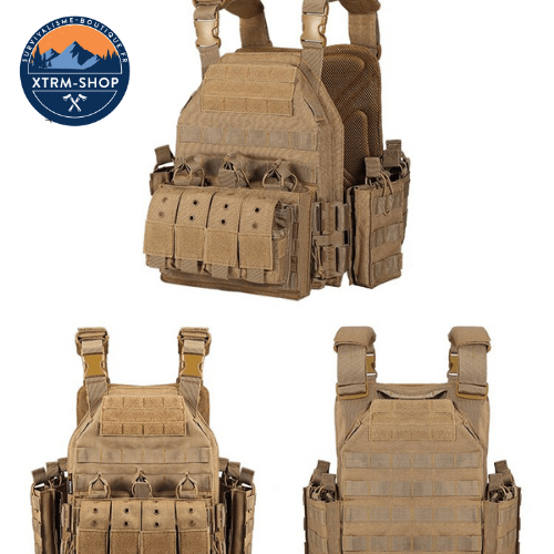 Gilet Tactique Tan Gilet tactique force spéciale