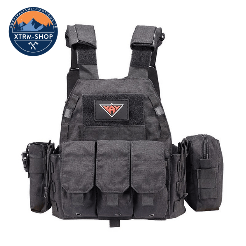 Gilet Tactique Noire Gilet Tactique Minimaliste