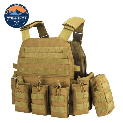 Gilet Tactique Gilet Tactique Multipoches Jungle