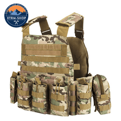 Gilet Tactique Camo Gilet Tactique Multipoches Jungle