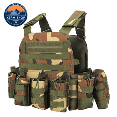 Gilet Tactique Jungle camouflage Gilet Tactique Multipoches Jungle