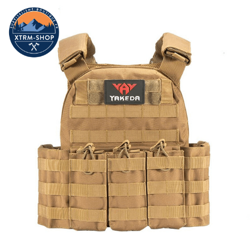 Gilet Tactique Khaki Gilet Tactique Multipoches