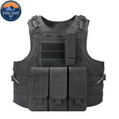 Gilet Tactique Gilet Tactique Noir Souple