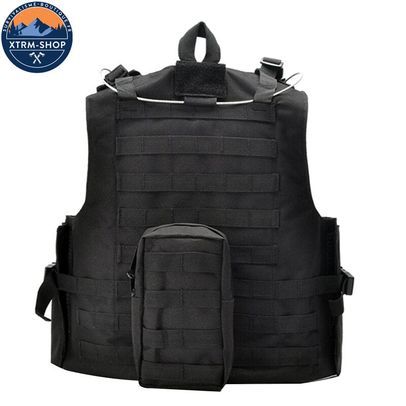 Gilet Tactique Gilet Tactique Noir Souple