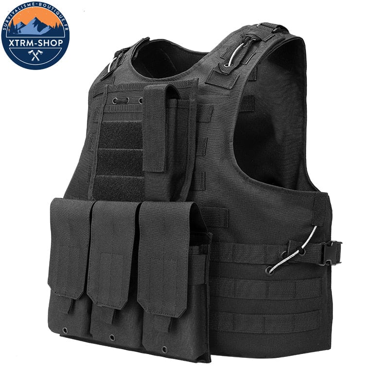 Gilet Tactique Noir Gilet Tactique Noir Souple