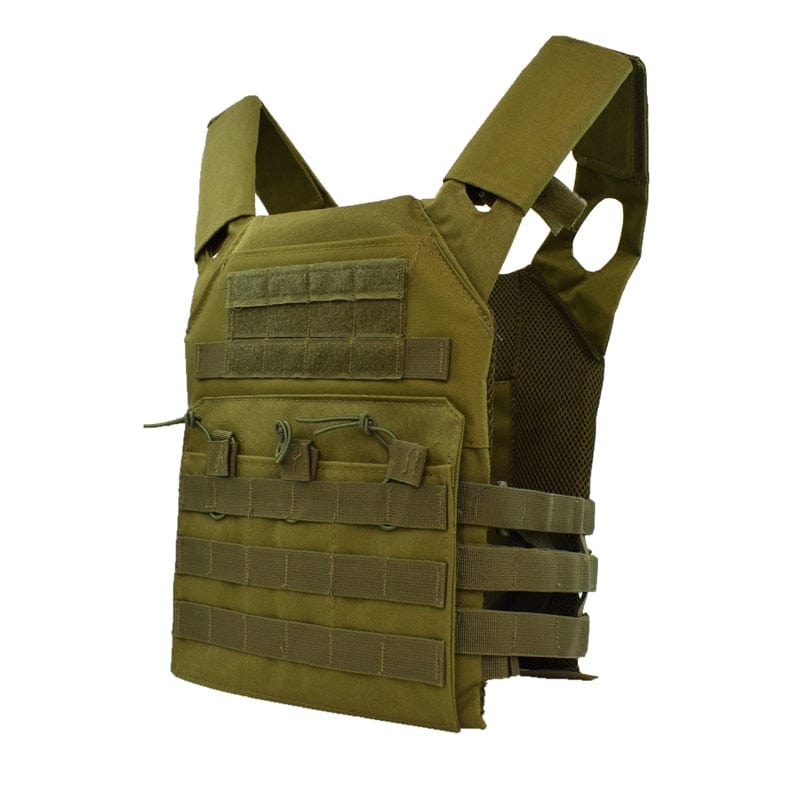 gilet tactique vert molle détail du système molle