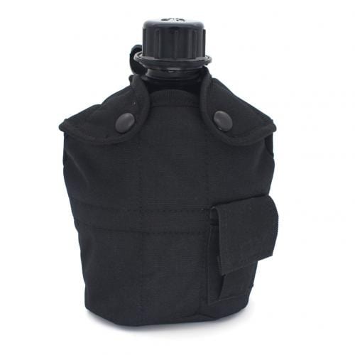 Noir Gourde Militaire Camouflage