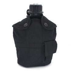 Noir Gourde Militaire Camouflage