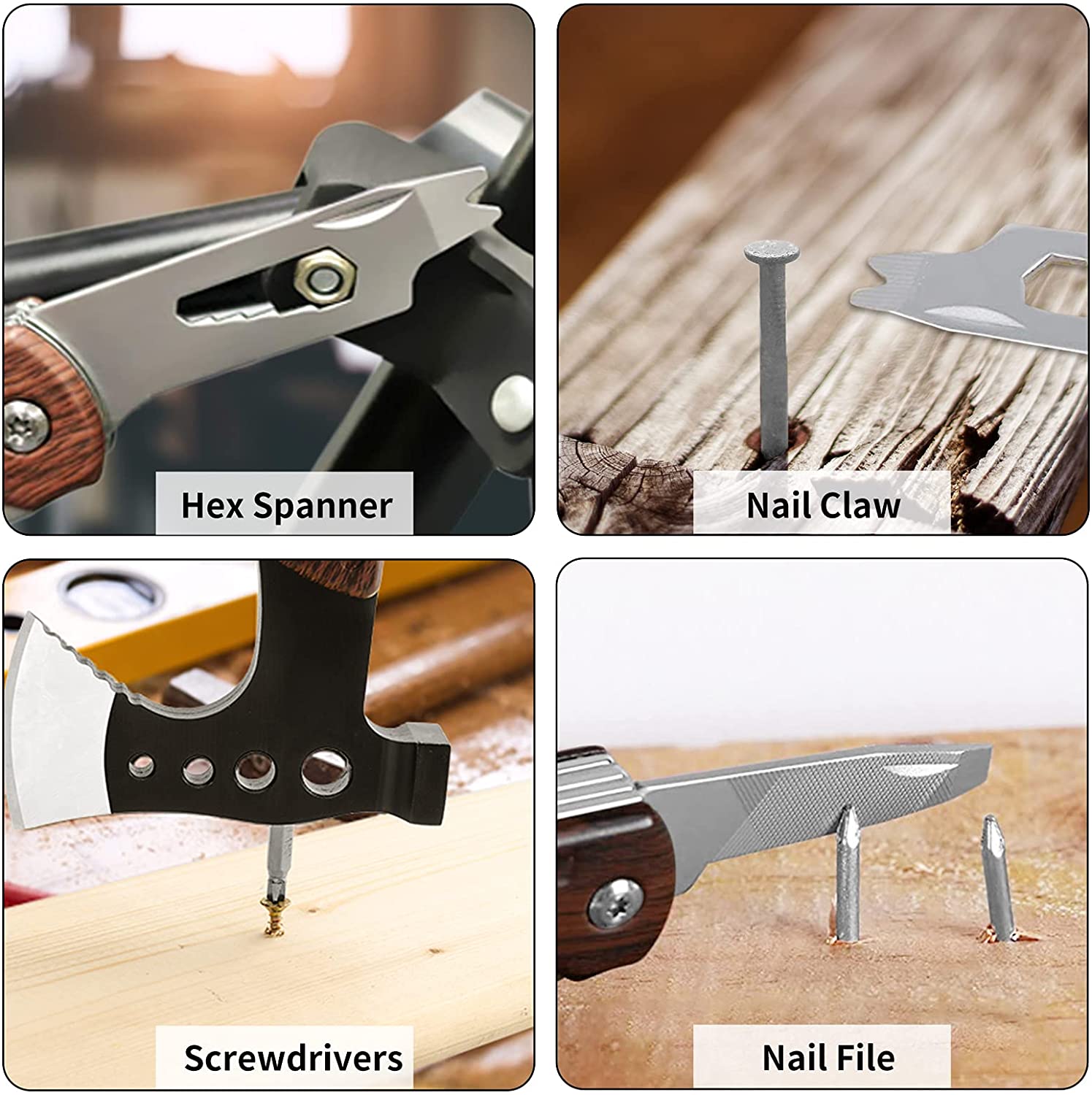 Hache de Survie Hache Multifonction Survie