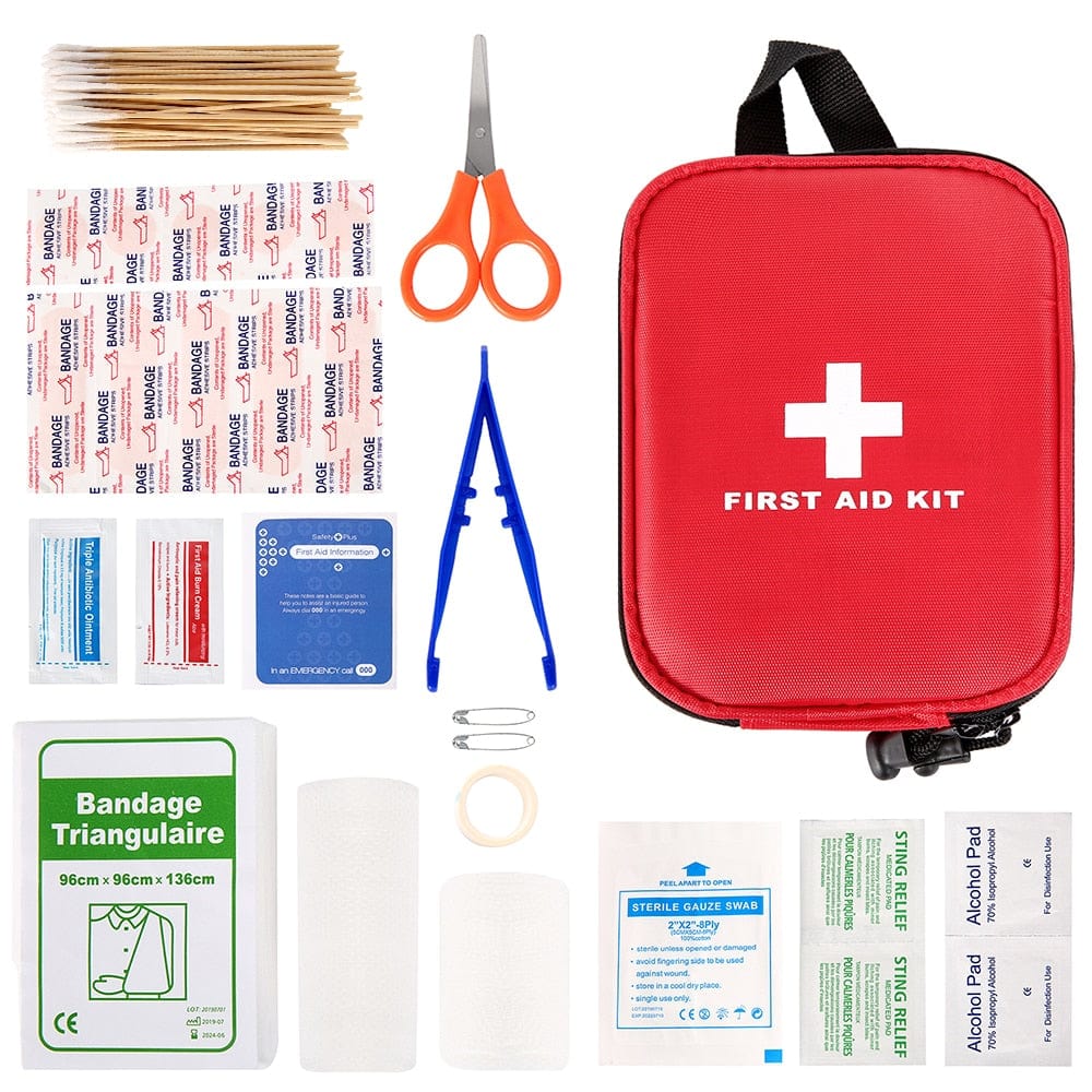Trousse de secours Kit de Secours 100 en 1