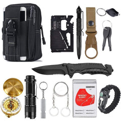 Kit de Survie Kit de Survie de Poche Khaki