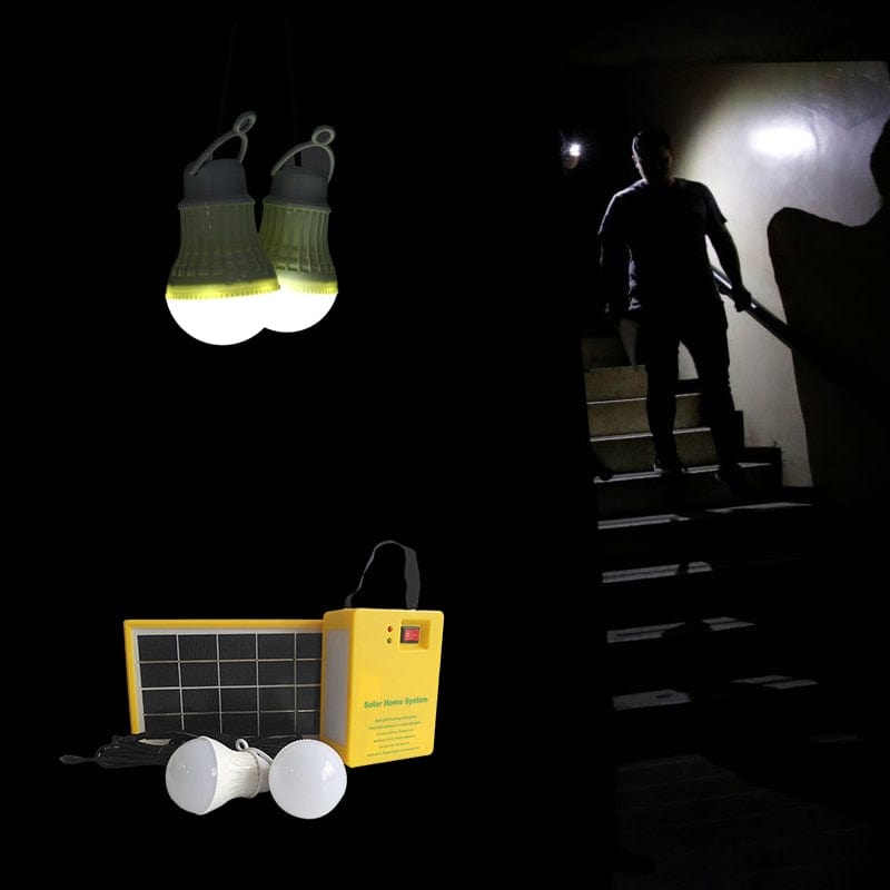 Panneau Solaire NK-S01 Kit Lumière Solaire de Camping