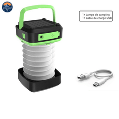 Lampe de Survie Verte Lampe Solaire de Survie