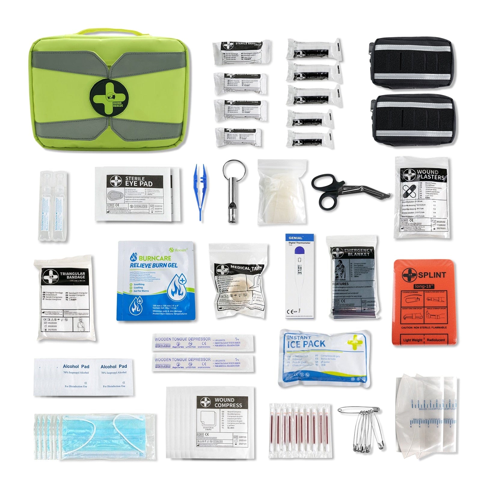 Trousse de secours Kit(79pcs) Mallette de Secours - Survie