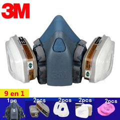 Masque à Gaz 9 en 1 Masque à Gaz Militaire