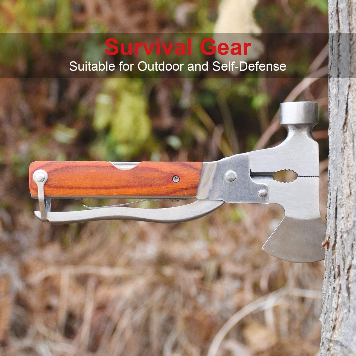 Hache Outil de Survie 16 en 1